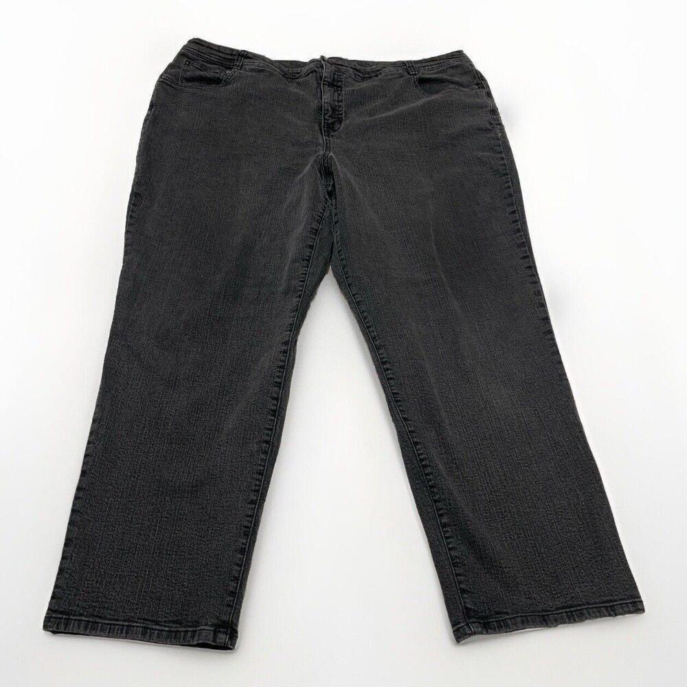 Style & Co Women’s Size 24W Gray Slim Leg High Rise Tummy Control Jeans